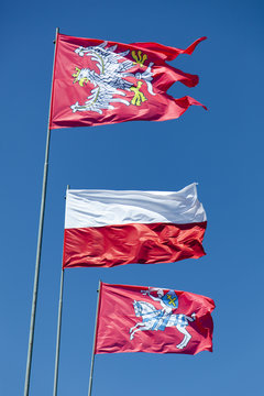 Polish and Lithuanian Flags