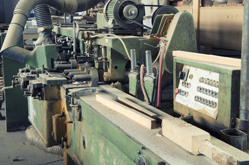 Fototapeta na wymiar old woodcraft machine 