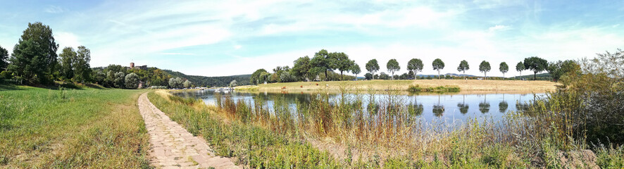 Unterwegs an der Weser zwischen Polle und Bodenwerder