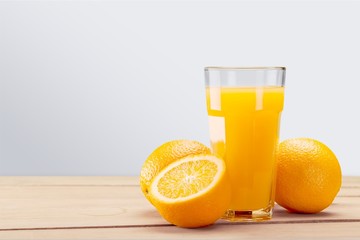 Orange juice and slices of orange © BillionPhotos.com