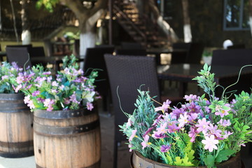 Image of the interior of a beach cafe.