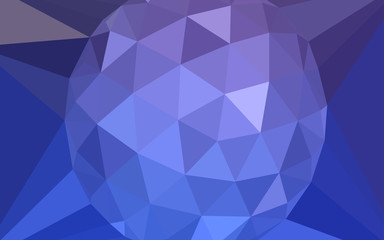 Light Purple vector low poly cover with a diamond.