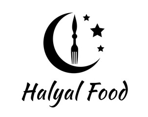 Halal food sign
