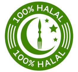 Halal food sign