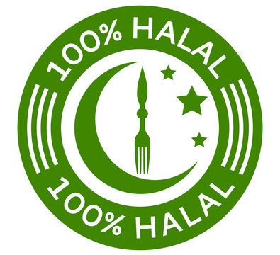 Halal food sign