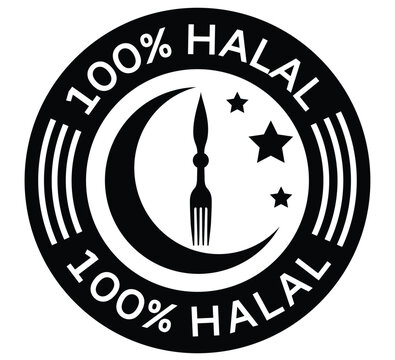 Halal food sign