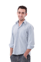 portrait of modern young man