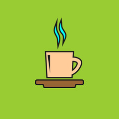 Coffee cup, tea. vector