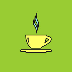 Coffee cup, tea. vector