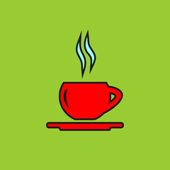 Coffee cup, tea. vector
