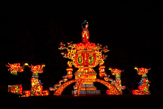 Flying fairies Chinese lantern