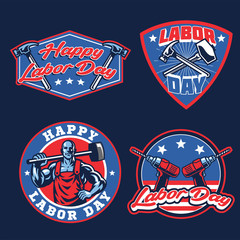 labor day badges