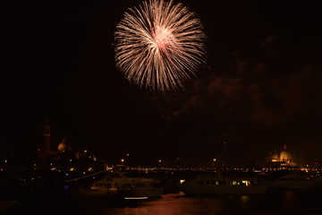 Fototapeta premium Venice - Fireworks Show 