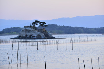 夕暮れの松川浦