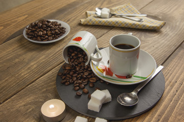 Café recién servido