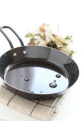 The frying pan for kitchen utensil image