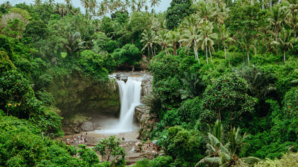 Fototapeta premium Epic Tegenungan Waterfall. Ubud in Bali, Indonesia