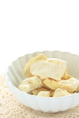 Thailand food, dried durian