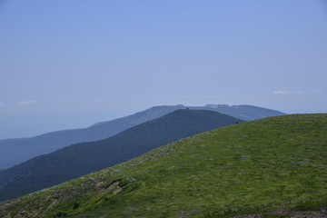 Fototapeta premium 一切経山からの眺め