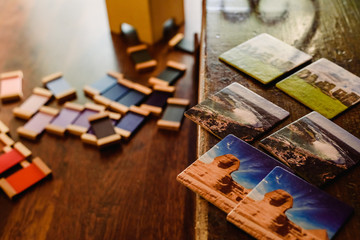 Educational montessori material for the return to school in September