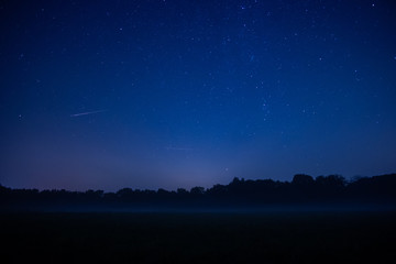 Midnight Perseids Meteor Shower