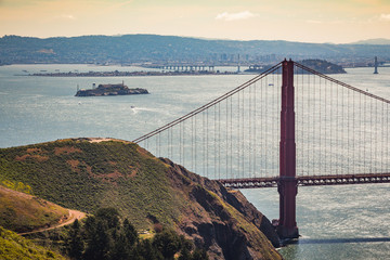 Golden Gate with island