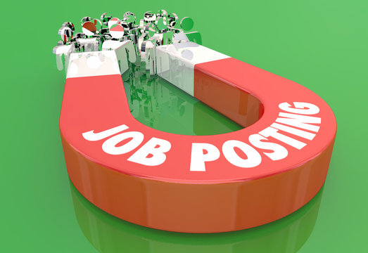 Job Posting New Work Position Candidates Magnet Pulling People 3d Illustration.jpg