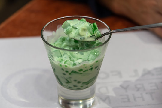 Favorite Traditional Filipino desert buko pandan