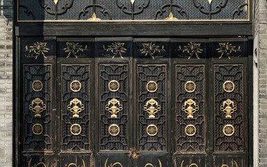 Zumiao Ancestor's Temple is a Daoist temple in Foshan, Guangdong, China. The temple was listed as one of the main cultural relics. Typical Lingnan style wooden ornamented door.       