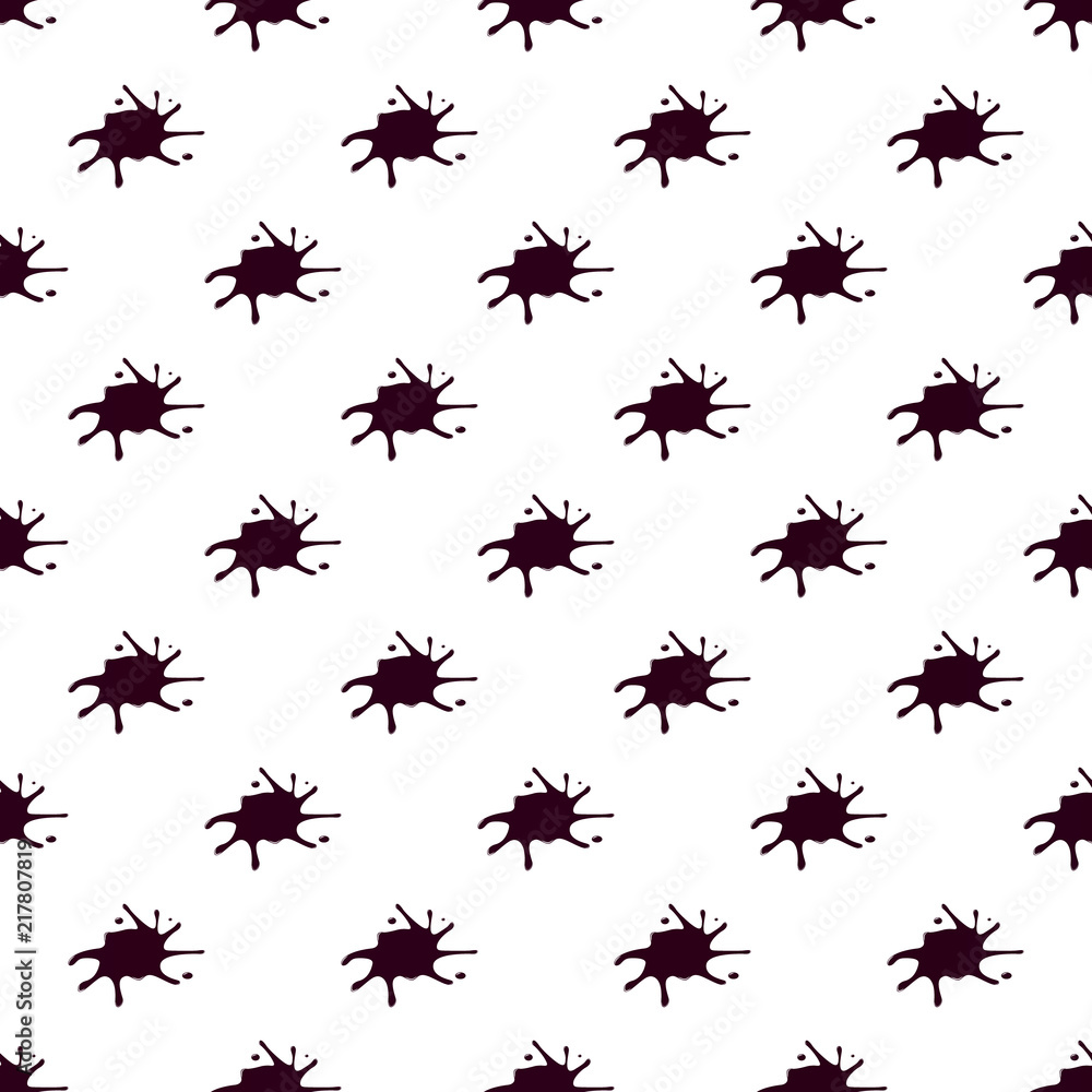Poster blackberry splash icon in pattern style