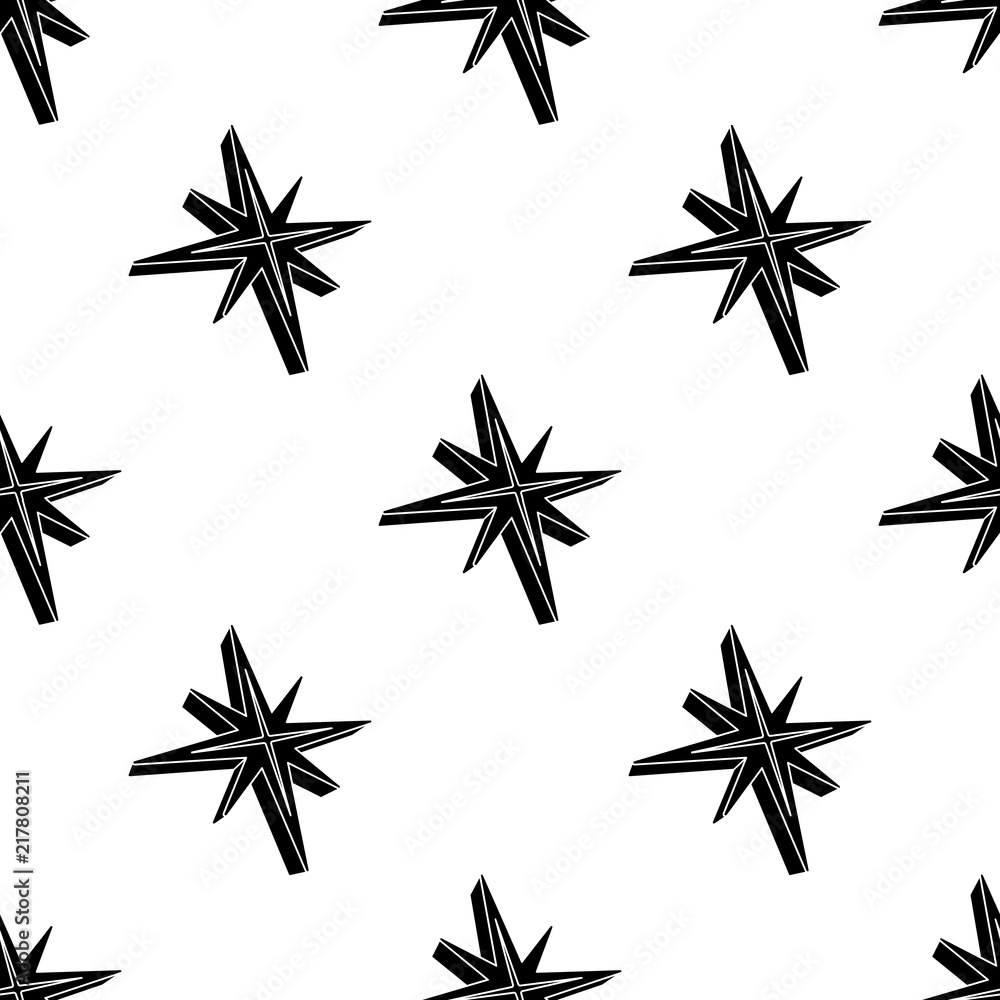 Poster 3d star icon. element of stars icons for mobile concept and web apps. pattern repeat seamless 3d sta