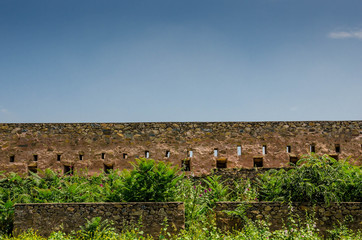 Fototapeta na wymiar Durrani Fort, Hari Parbat at Srinagar, Jammu and Kashmir, India