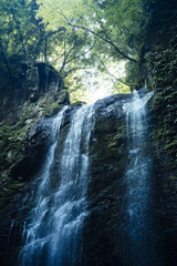 A beautiful Japanese waterfall