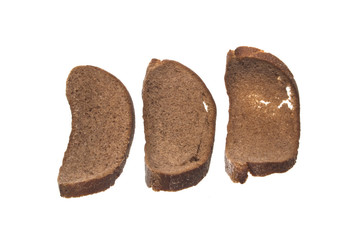 bread isolated on white background