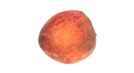 peach isolated on white background
