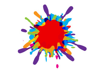 abstract splatter color design background. illustration vector design
