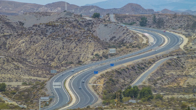 Desierto de Tabernas en Almeria, Andalucia, Espa&ntilde;a
