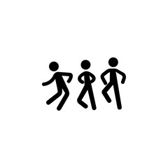 dancers icon. Element of party icon for mobile concept and web apps. Detailed dancers icon can be used for web and mobile