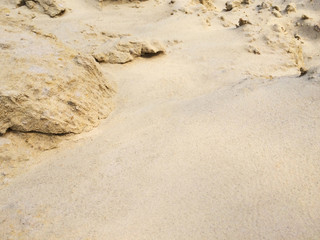 Sand on one of the beaches