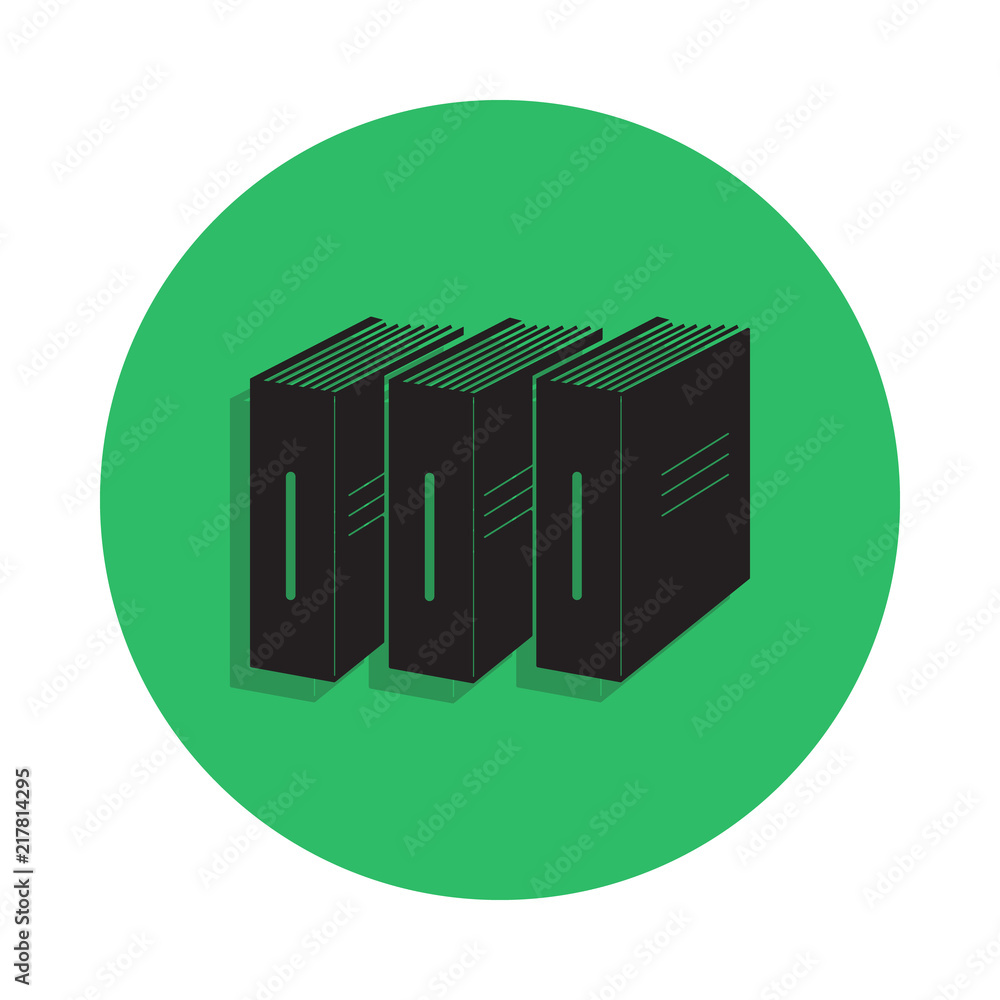 Poster books illustration. element of library icon for mobile concept and web apps. detailed books icon can