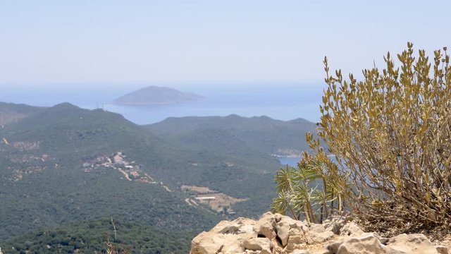 Popular resort city Kas in Turkey