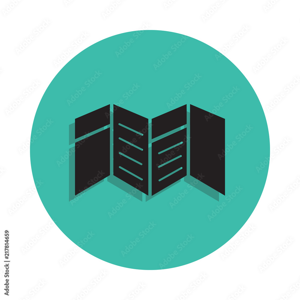 Poster examples for printing icon. element of printing house for mobile concept and web apps icon. thin lin