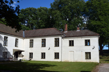 An ancient city, located inside an old fortress. Preserved style and architecture of antiquity. Historical town Fredrikstad.Named after the Danish King Fredericks II. 
