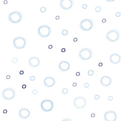 Dark BLUE vector seamless backdrop with dots.