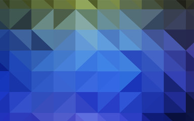 Light Blue, Green vector polygonal template.