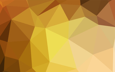 Light Orange vector polygon abstract layout.