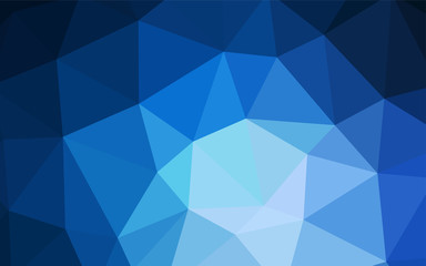 Dark Green, Red vector polygonal template.