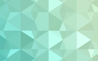 Light BLUE vector shining triangular backdrop.