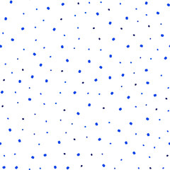 Dark BLUE vector seamless template with circles.
