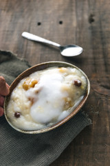 CHÈ BÀ BA – Vietnamese Dessert Soup w/ sweet potato, cassava, coconut milk 